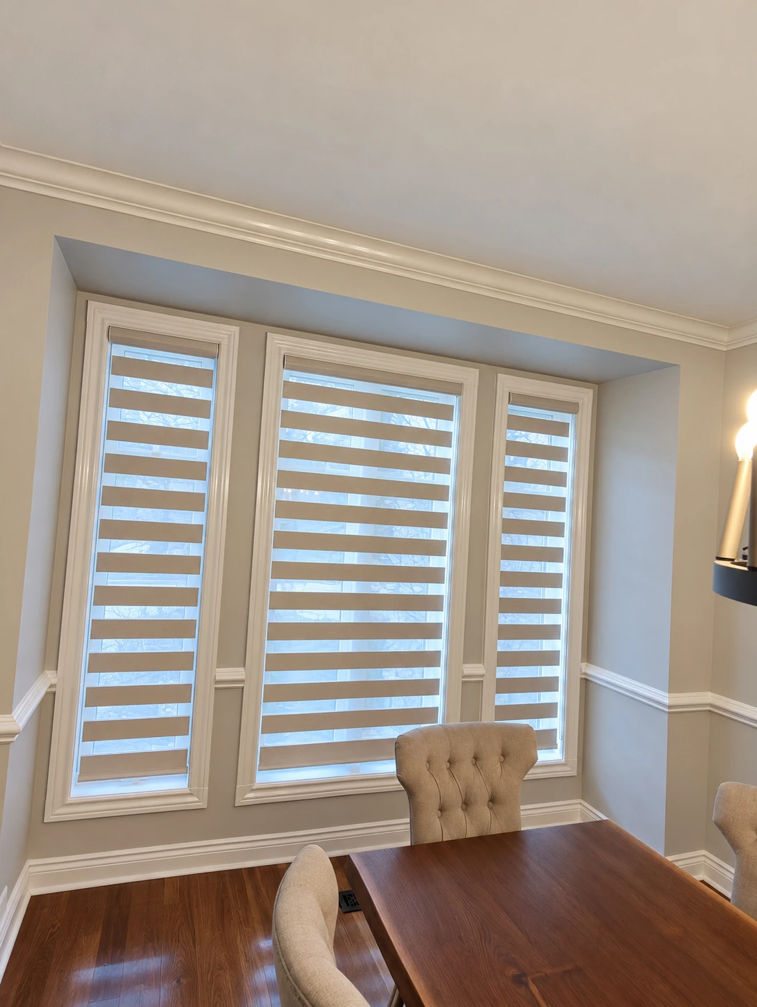 Zebra Shades in a Pickering Home
