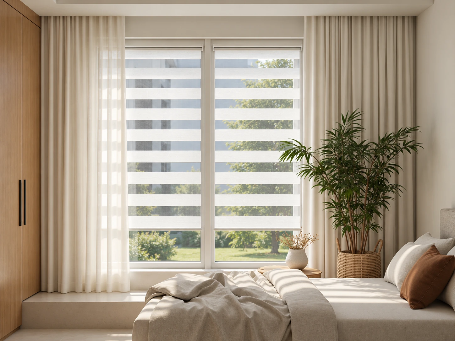 A tailored bedroom finish